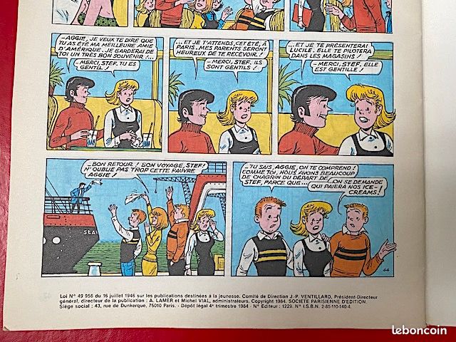 Album AGGIE et son français (n°21) édition 1984 (image 3)