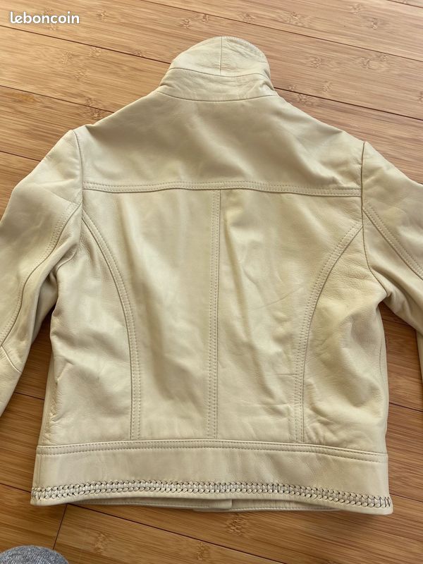 Veste en cuir femme T 36 (image 3)