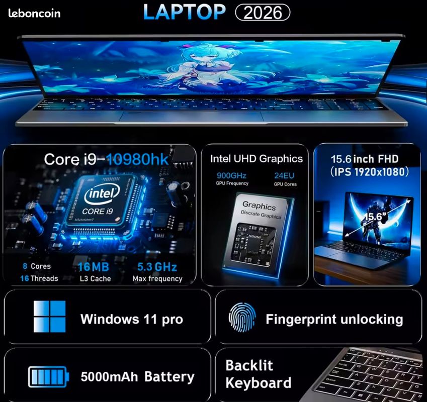 Pc portable i9 (image 5)
