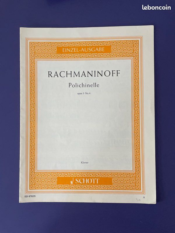 Partition Rachmaninoff (image 1)