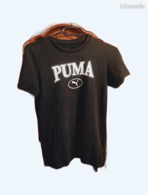 T-Shirt PUMA Noir, 12 ans (image 2)