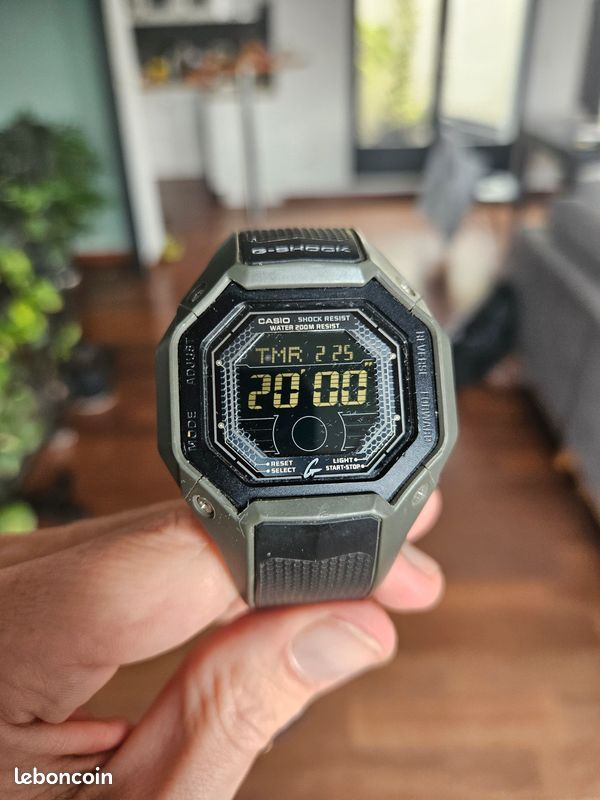 Montre Casio G-SHOCK G-056 3028 Kaki/Verte Rare Montres Bijoux