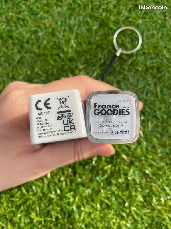 Lot de 2 Mini Batteries Externes (Power Bank) Panasonic - 2200mAh - Neuf (image 2)