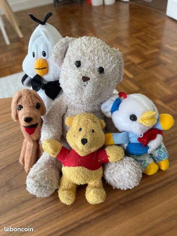 Lot 5 petites et minis peluches (image 1)