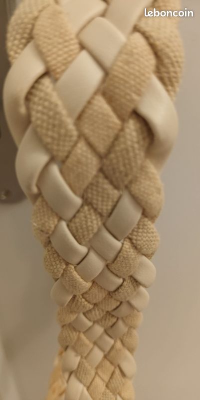 Ceinture tressée avec jolie boucle dorée 89 cm (image 8)