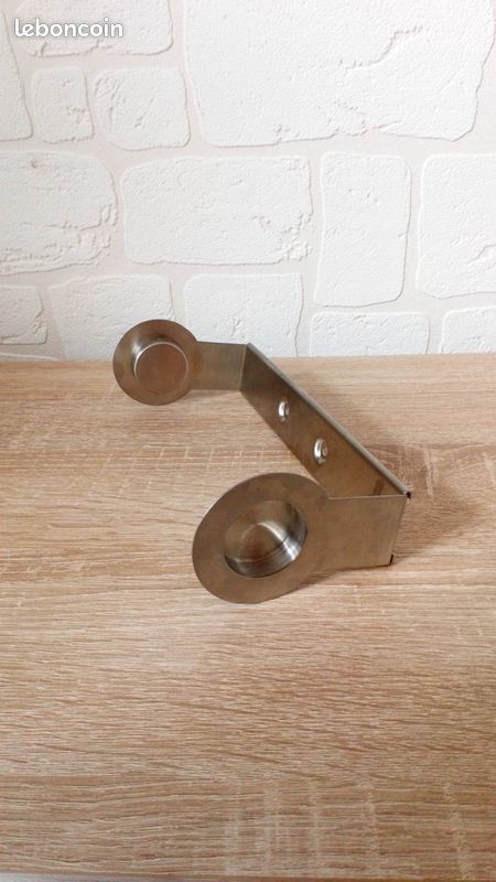 Porte support Papier rouleau Essuie-tout Wenko mural extensible en inox (image 3)