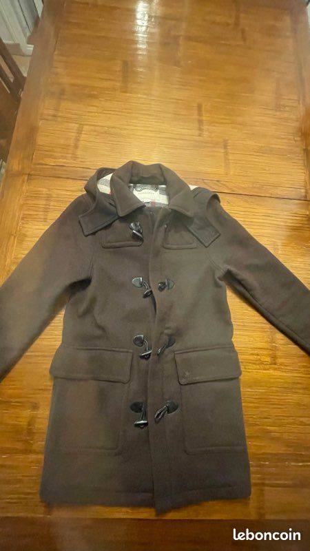 Duffle coat BURBERRY marron 12ans (image 2)