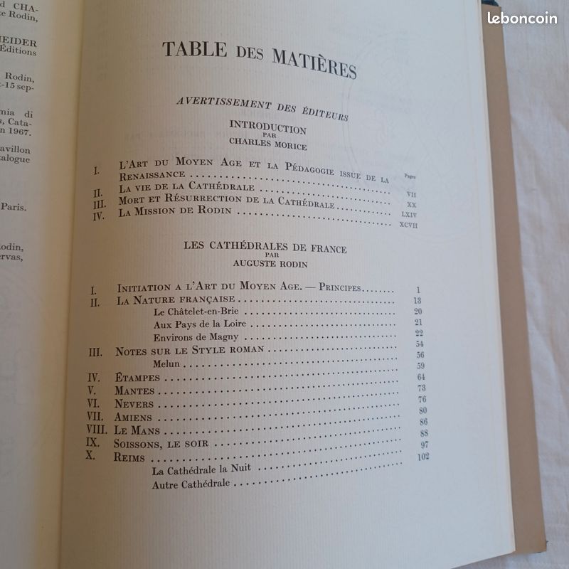 1 livre d'art de Rodin LES CATHÉDRALES DE FRANCE edts j de Bonnot (image 16)