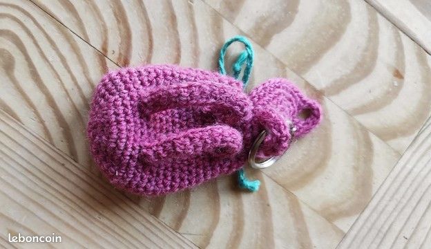 Porte clés bourse au crochet (image 3)
