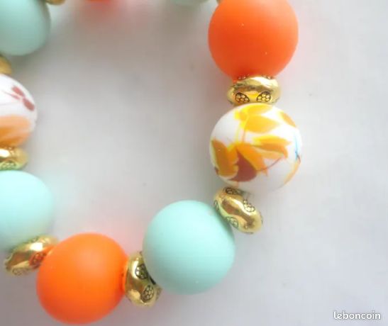 Fashewelry Lot De 80 Perles Multicolores En Silicone Opaques