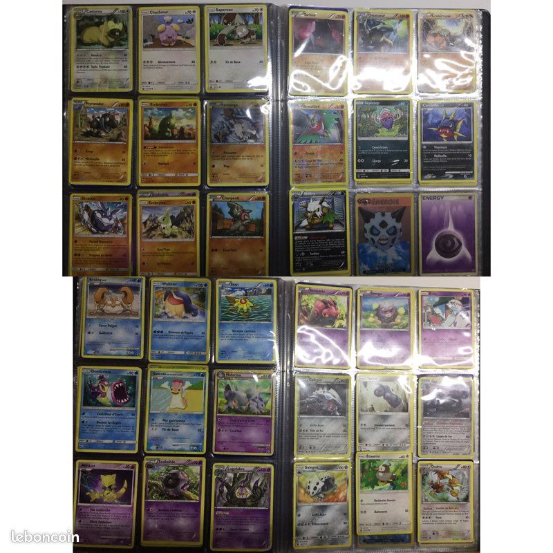 Carte Pokémon 72 cartes (pikachu et énergie ) carnet intégré (image 1)