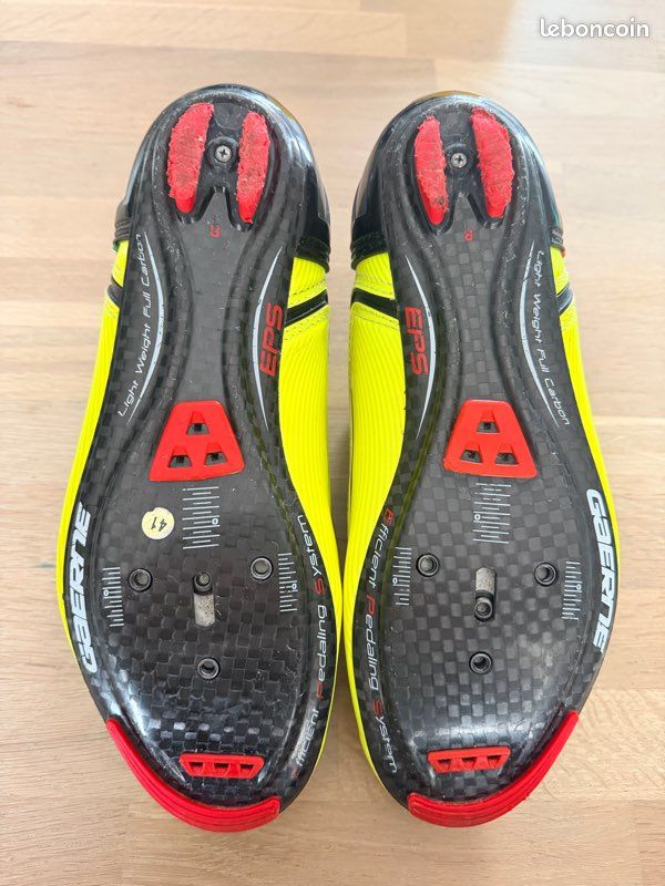 Chaussures De Cyclisme Vintage Corvaro - Fabriquées En Italie - Taille EU 41 / US 7.5