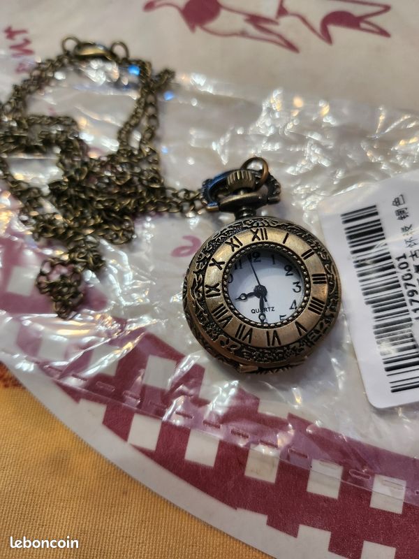 Mini Montre gousset en pendentif NEUVE Montres Bijoux