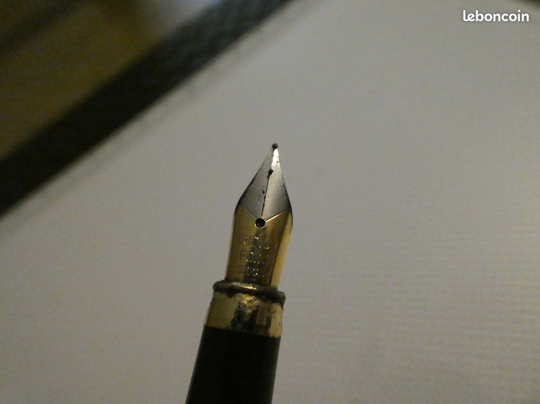 Stylo Plume Générique - Pointe Iridium - Allemagne - Résine Noire - Neuf De Stock Dans Son écrin