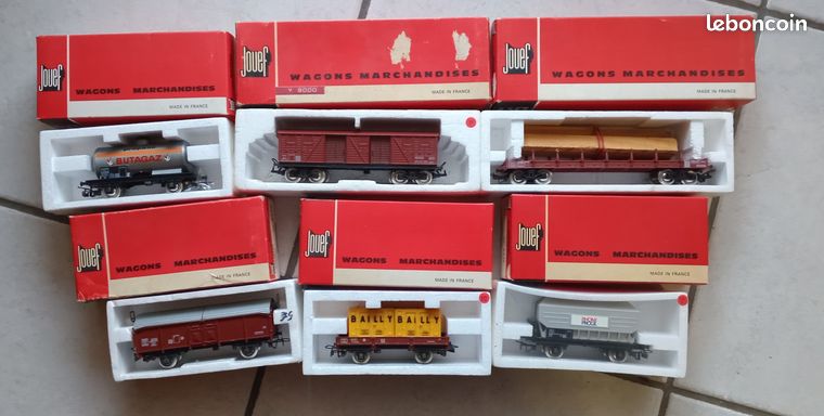 JOUEF, échelle HO, Lot de 7 wagons de marchandises,... - Lot 89