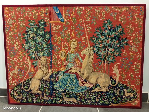 Cluny - la Dame à la Licorne - la tapisserie au point - Veronique de Luna