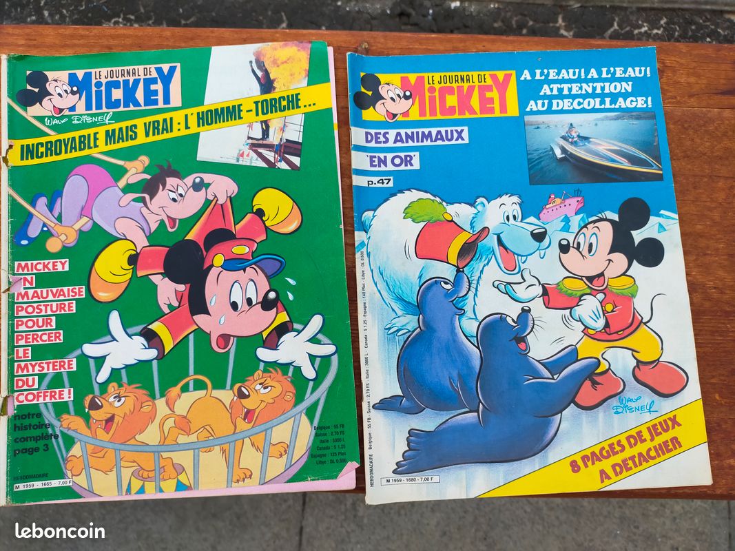 17 heddomadaires du Journal de Mickey de 1984 (image 8)