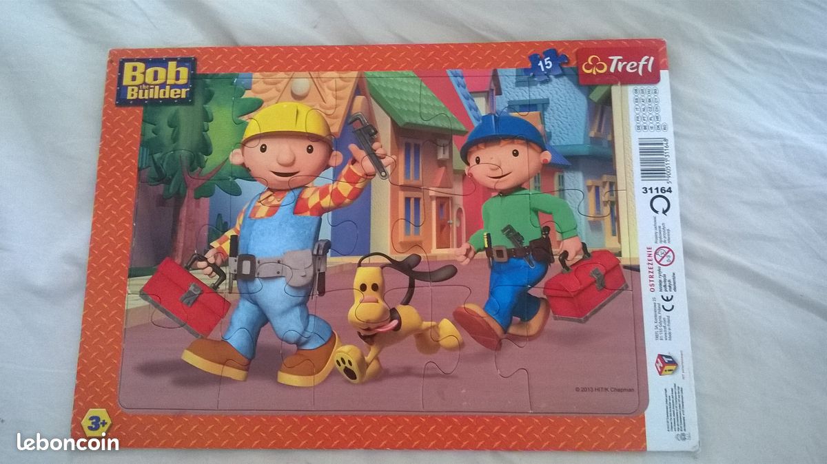 Puzzle bob le bricoleur 15 pièces (image 1)
