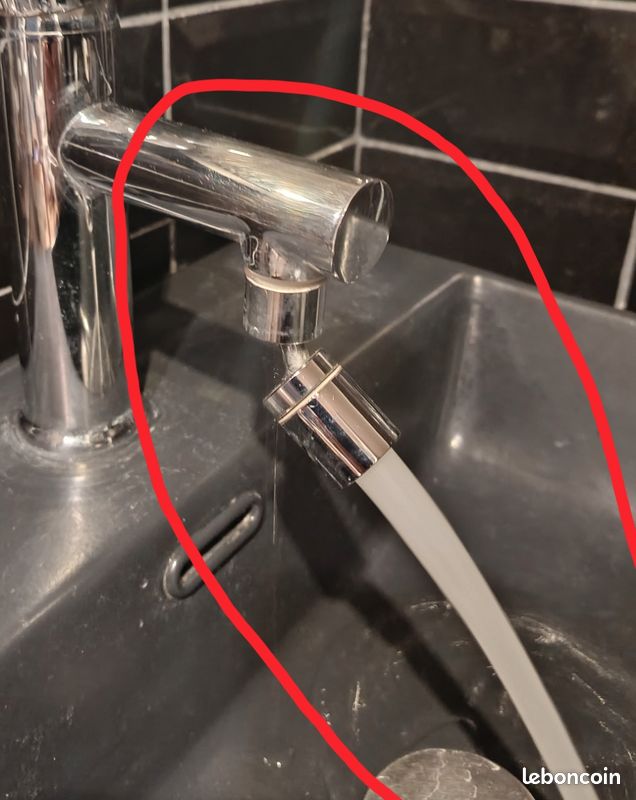 Embout de robinet rotatif 2 jets différents économiseur d'eau (image 5)