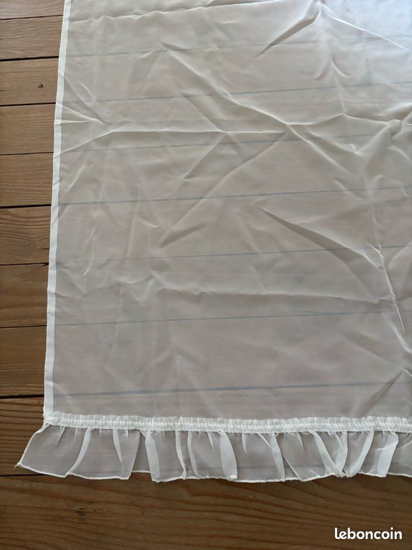 Rideaux blanc 208cm (image 11)