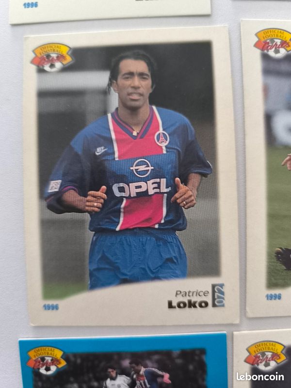 N°381 BADGE ECUSSON WAPPEN LORIENT FLC D2 PANINI FOOT 96 FOOTBALL 1995