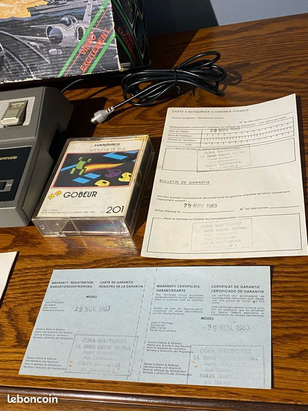 Jeu Vidéo Hanimex HMG 7900 - METEORITES - Complet Avec Boîte Et Notice