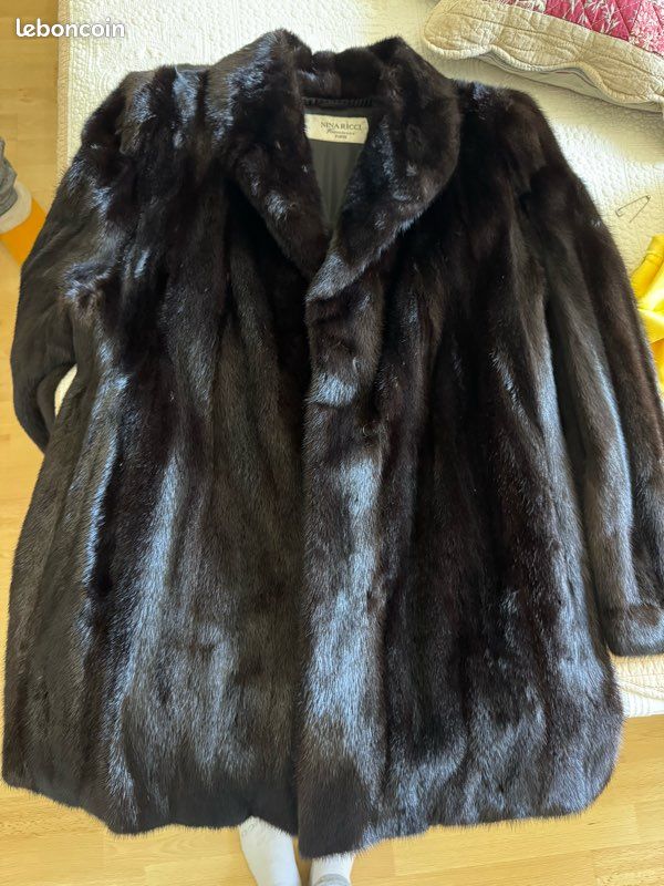 Manteau-veste Ceinturé NINA RICCI Pour Femme - Taille 36 (FR 4) - Gris Charbon - Laine - Occasion Excellent état
