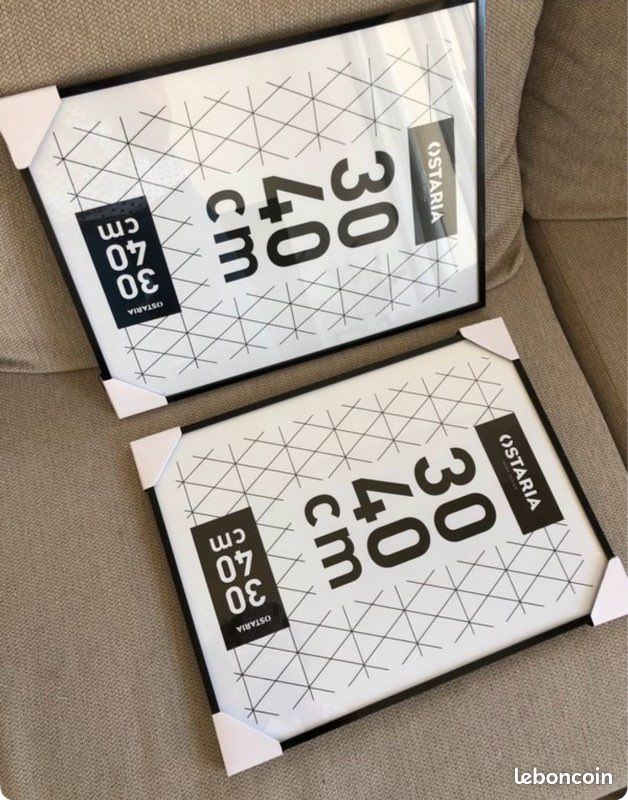 2 cadres 30x40 neufs (image 1)