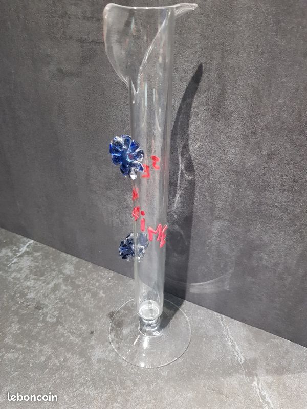 Vase soliflore je t'aime (image 2)