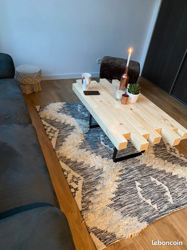 Table basse bois massif (image 3)