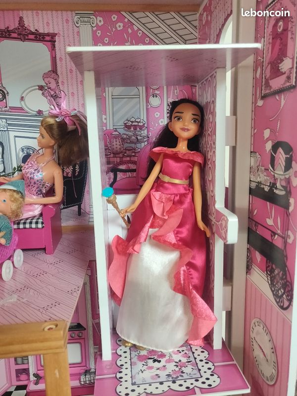 Jouet Barbie Maison Barbie Rose Maison Barbie Figurines Jouets