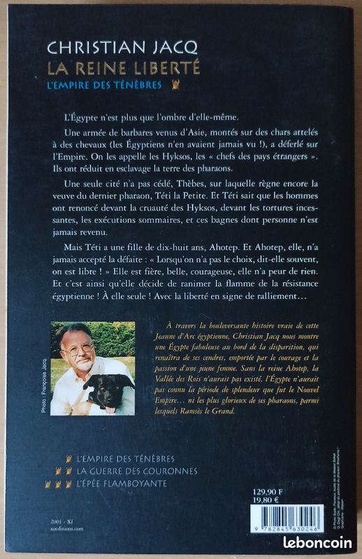 La Reine Liberté - L'Empire des Ténèbres de Christian Jacq (image 2)