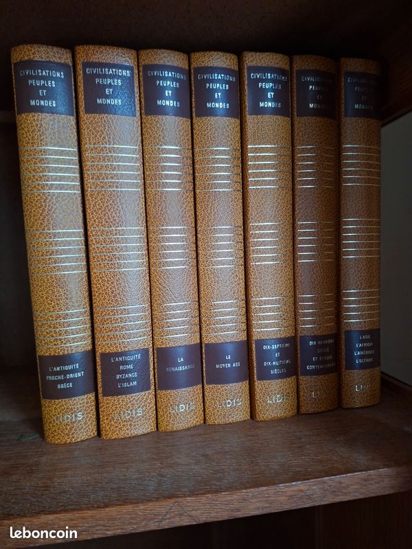 Lidis - Lot de 7 livres "Civilisations Peuples et Mondes (image 3)