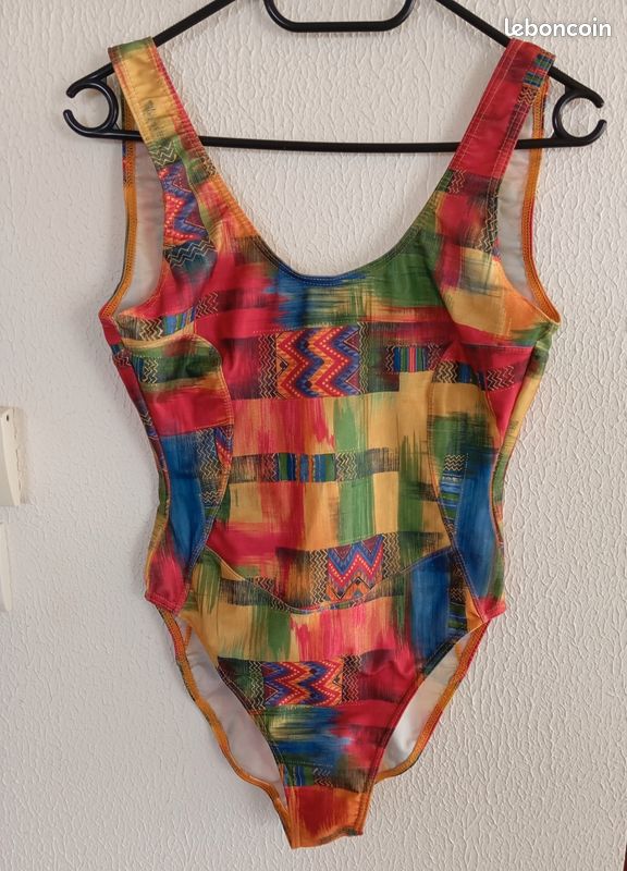 Maillot de bain femme une pièce made in France très bon état T40 (image 1)
