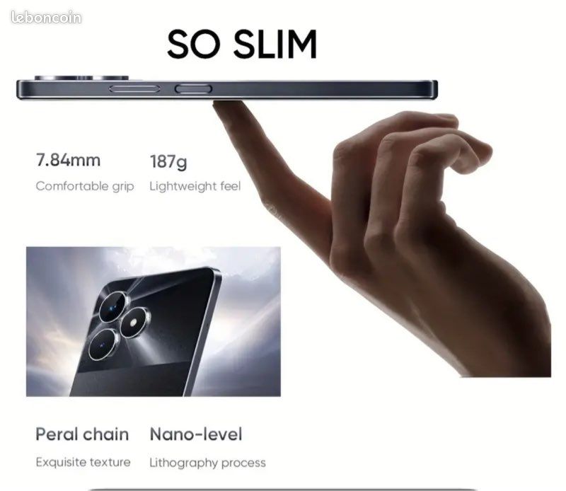 Smartphone Realme Note 60 – 128Go – Neuf débloqué – Caméra 32MP (image 7)