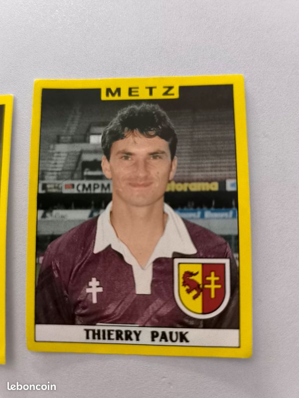 Autocollant Panini Football 1985 – FC Metz – N°127 – Vintage France