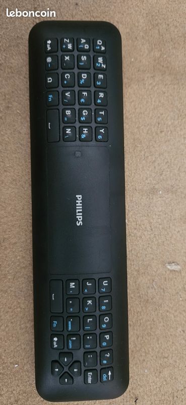 Télécommande Philips Double Clavier Pour TV - Occasion, Fonctionnelle, Avec Usure Légère