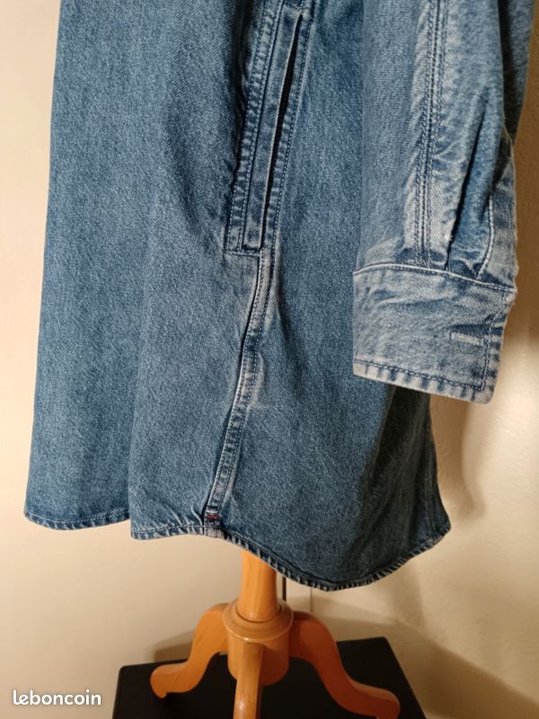 Tommy Jeans Robe Jean Oversize Robe Chemise Jean Tommy Hilfiger - Main Image