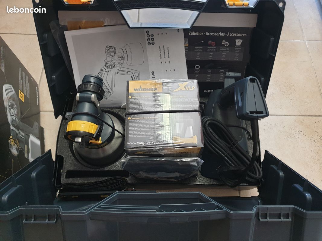 FC 3500 wagner xvlp Pro + valise + adaptateur pot (image 1)