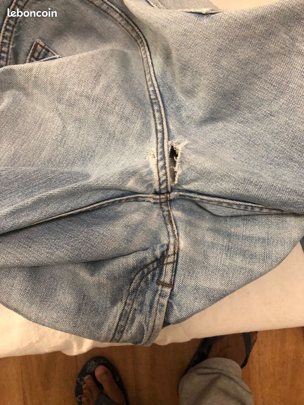 Couture recoudre pantalon entrejambe (image 1)
