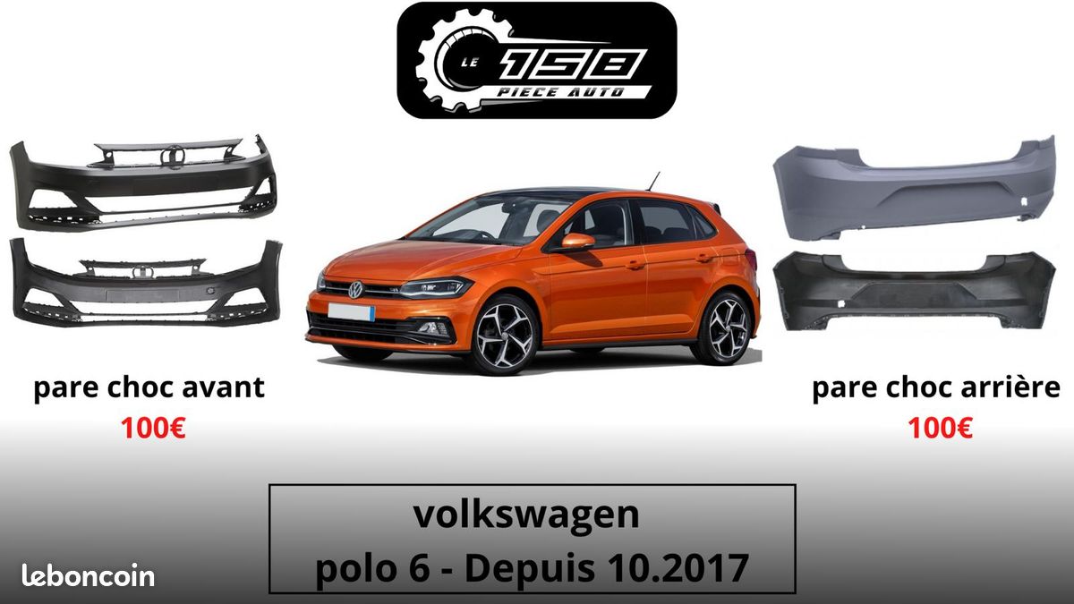 Parechoc avant Volkswagen polo 6 VI (image 1)