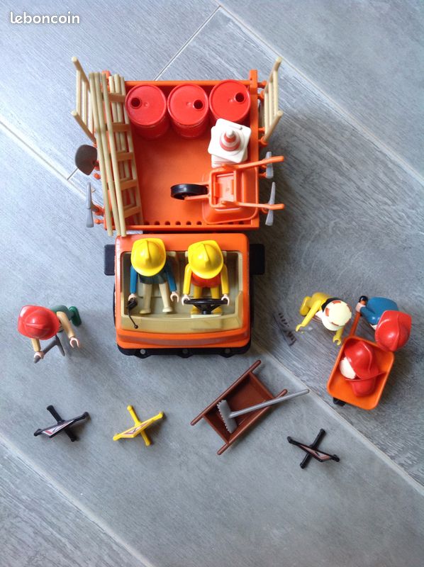 Playmobil camion des travaux vintage (image 2)