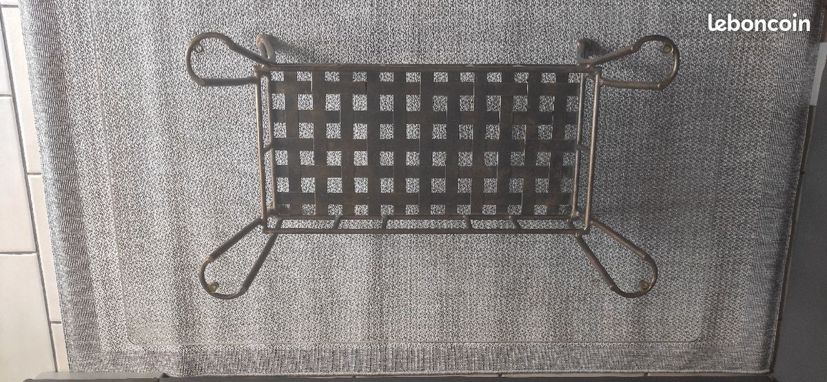 Table basse verre et fer forgé (image 3)