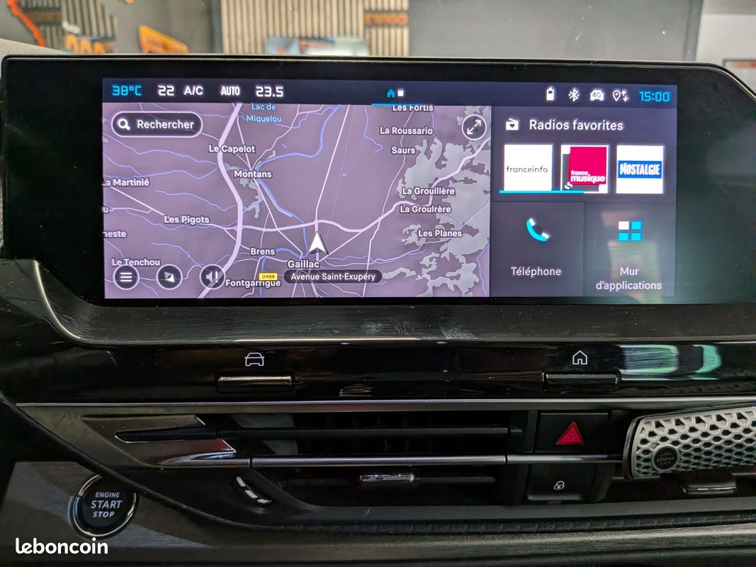CITROEN C5 X 1.2 130CH EAT8 S&S FEEL PACK - CAMERA DE RECUL - ANDROID AUTO APPLE & CARPLAy (image 9)