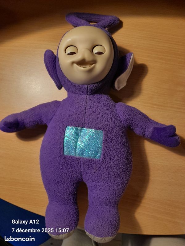 Peluche Po - Teletubbies Ragdoll (UK) taille 30 cm - année 1996