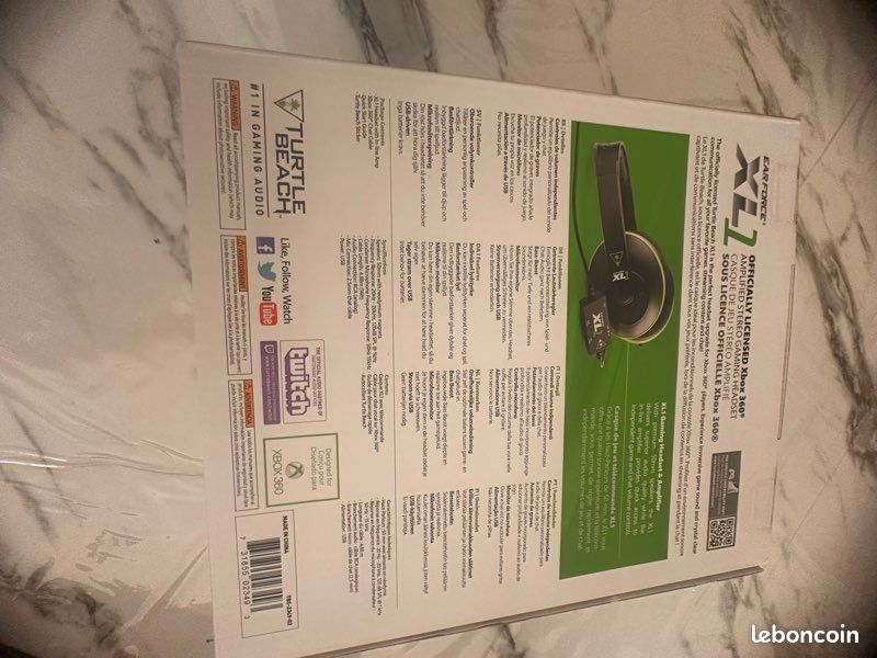 CASQUE DE JEU STÉRÉO AMPLIFIÉ SOUS LICENCE OFFICIELLE Xbox 360" (image 3)