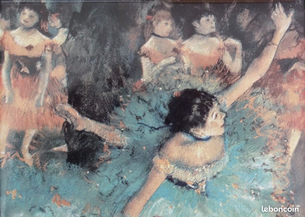Edgar DEGAS : Les danseuses en vert - Sérigraphie signée (image 3)