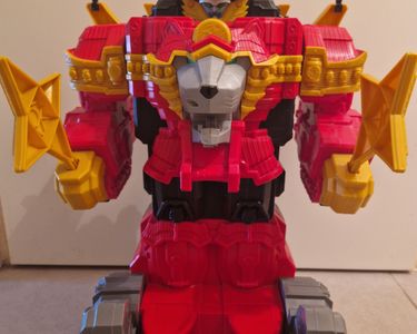 Power Rangers Ninja Steel - L'Ultra Forteresse Megazord Lion Bandai, 54 Cm, Occasion