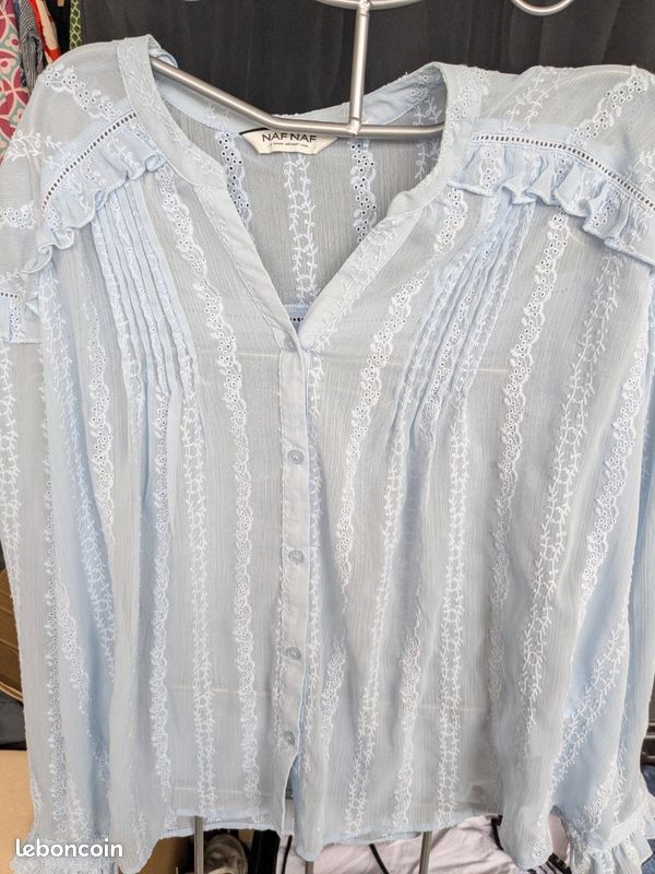 Blouse chemisier dentelle NAF NAF (image 6)