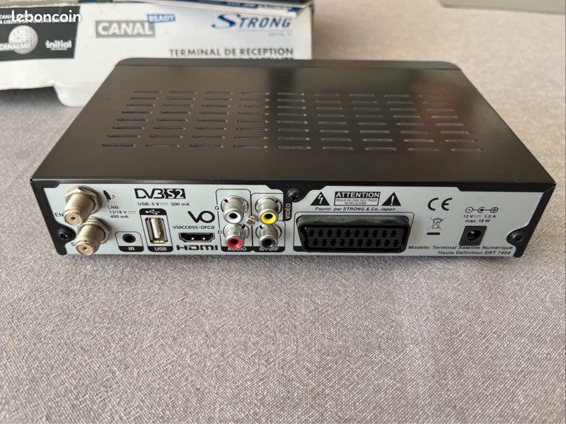 Aston Simba HD TNTSAT - Terminal Numérique TNTSAT HD Avec Carte Viaccess TNTSAT Valable 4 Ans Cordon Hdmi Offert